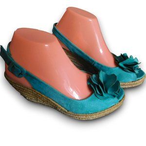 shoes turquoise  size :6